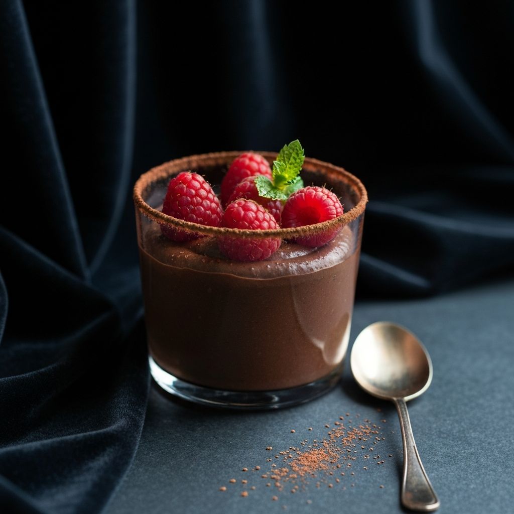 Mousse de chocolate saludable